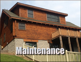  Edneyville, North Carolina Log Home Maintenance